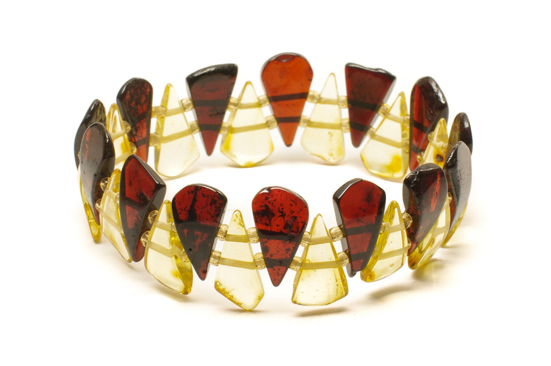 AMBER NECKLACE & BRACELET - LEMON CHERRY AMBER BEADS
