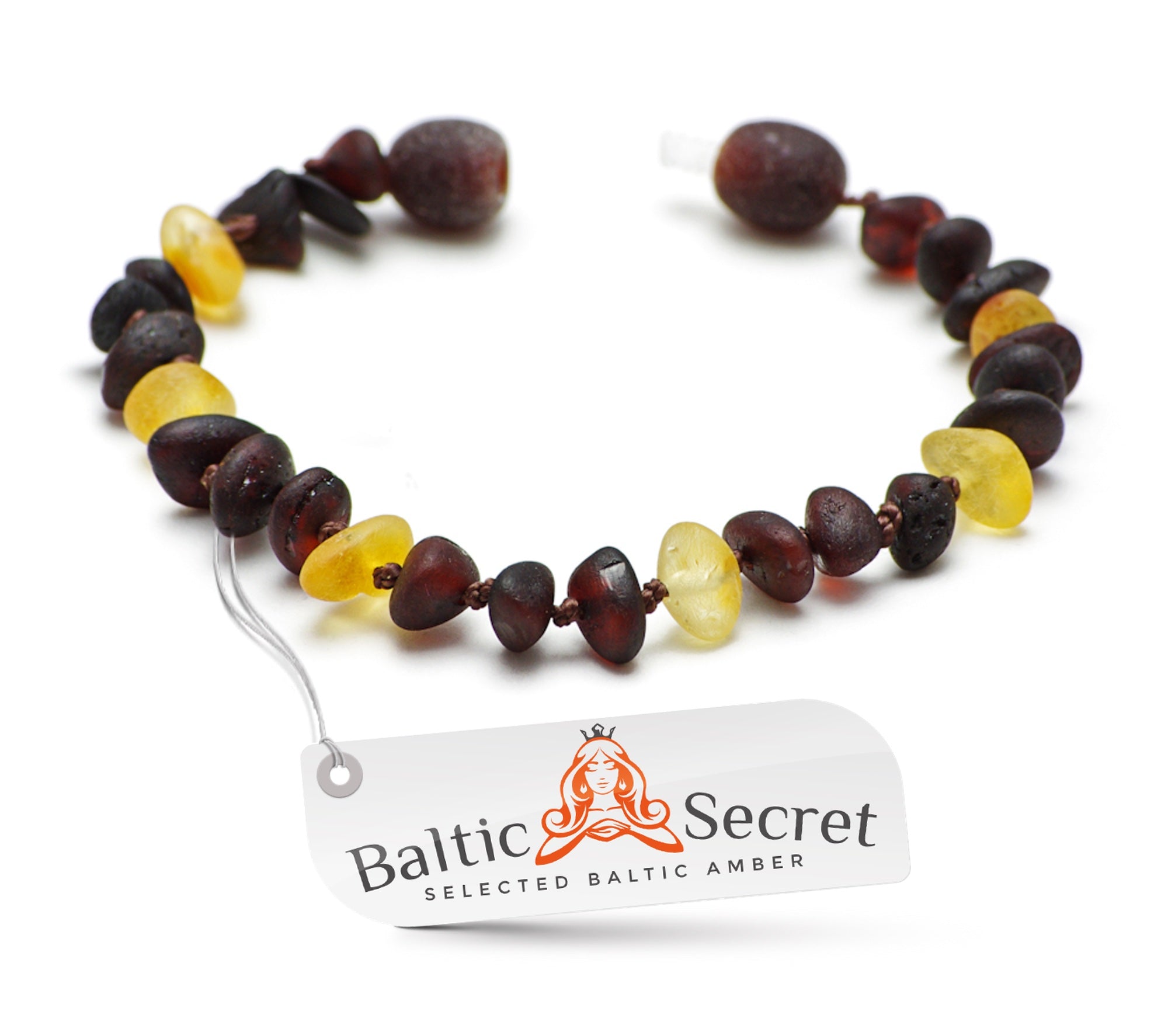 Premium Raw Baltic Amber Necklace and/or Bracelet For Children / Extra Safe