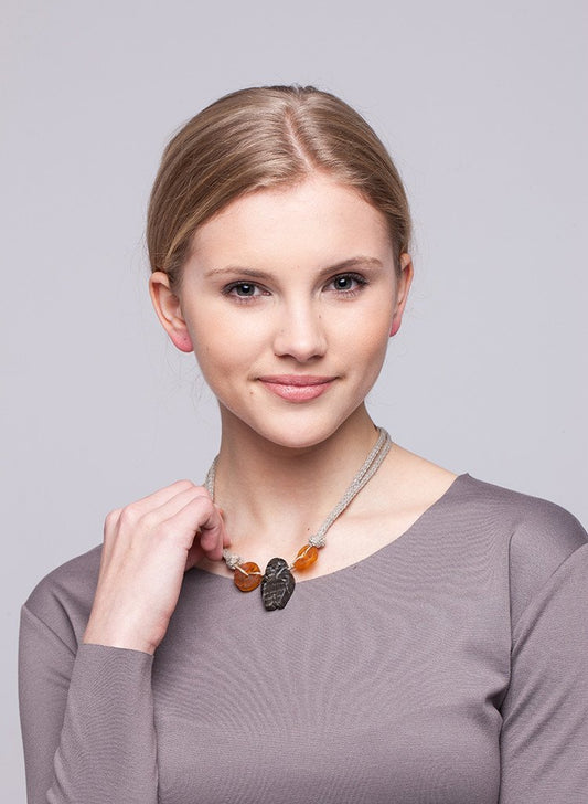 ARTISANAL AMBER NECKLACE - FOR A DECIDEDLY UNIQUE STYLE - Baltic Secret