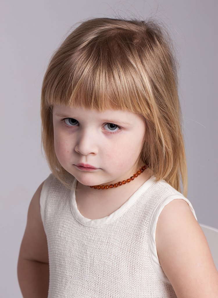 PREMIUM BALTIC AMBER NECKLACE AND/OR BRACELET FOR CHILDREN / POLISHED / COGNAC COLOUR / EXTRA SAFE & AUTHENTIC / CGN.P-BRQ - Baltic Secret