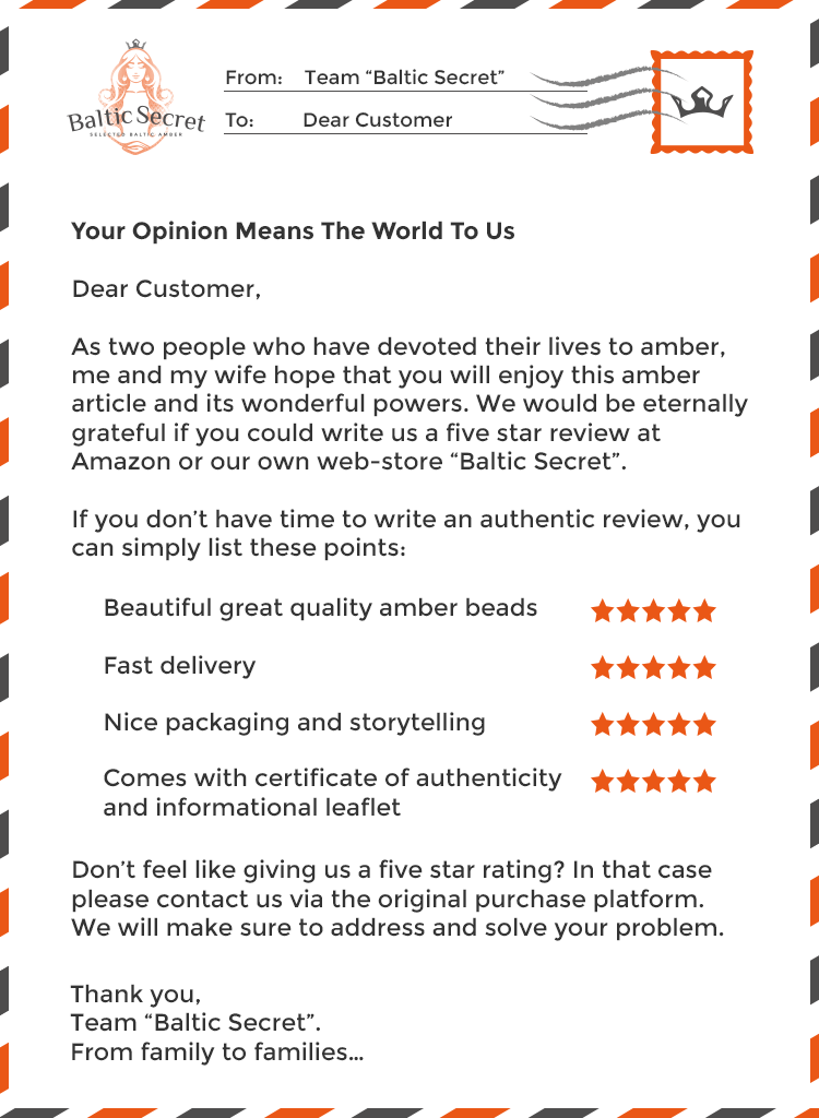 UNIQUE AMBER PENDANT - FOR A DECIDEDLY UNIQUE STYLE - Baltic Secret