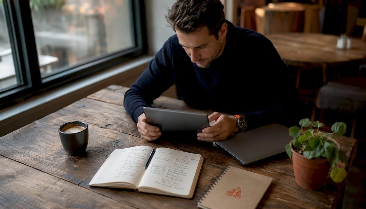 Product manager reviewing AI chatbot options