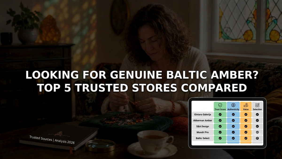 Looking for Genuine Baltic Amber? Top 5 Trusted Stores Compared