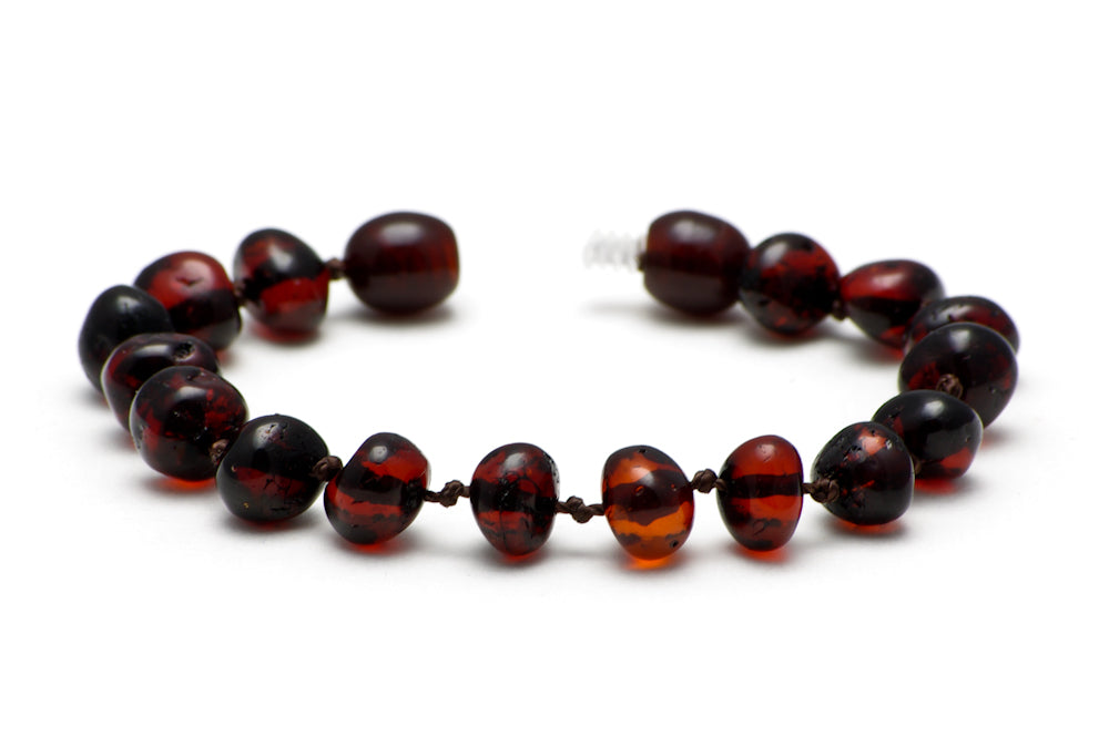 Premium Baltic Amber Necklace & Bracelet For Children / Extra Safe