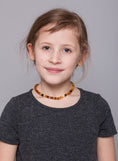 Bild in Galerie-Betrachter laden, Baltic Amber Necklace and Bracelet For Children / Raw Beads / Safe & Effective

