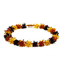 Load image into Gallery viewer, AMBER NECKLACE WITH FLORAL DESIGN - UNIQUE & STYLISH
