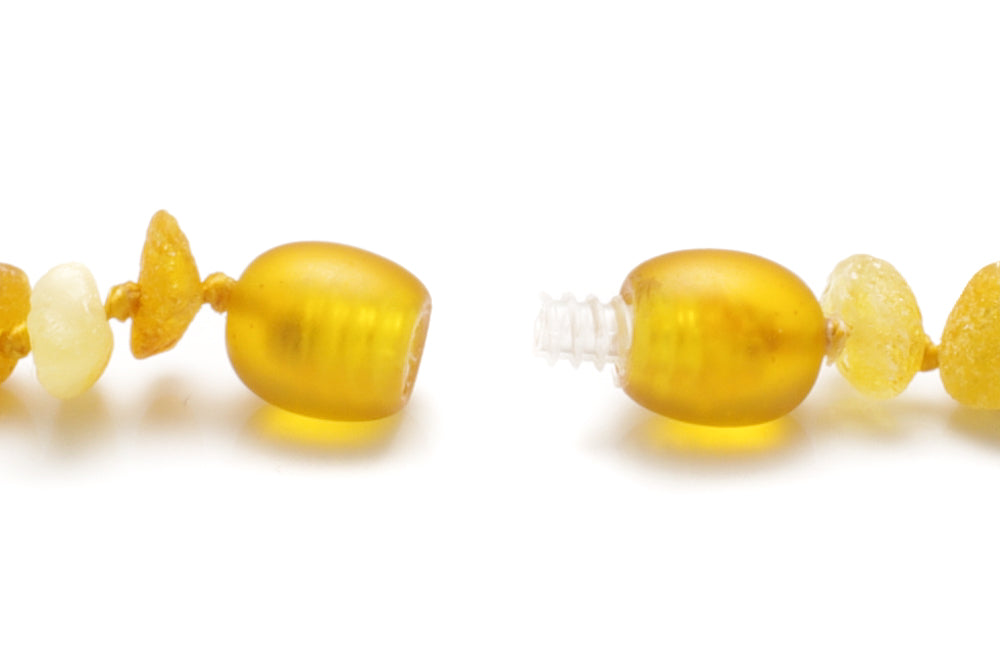 Amber Collar for Dogs & Cats with Black Amber Bead Insert