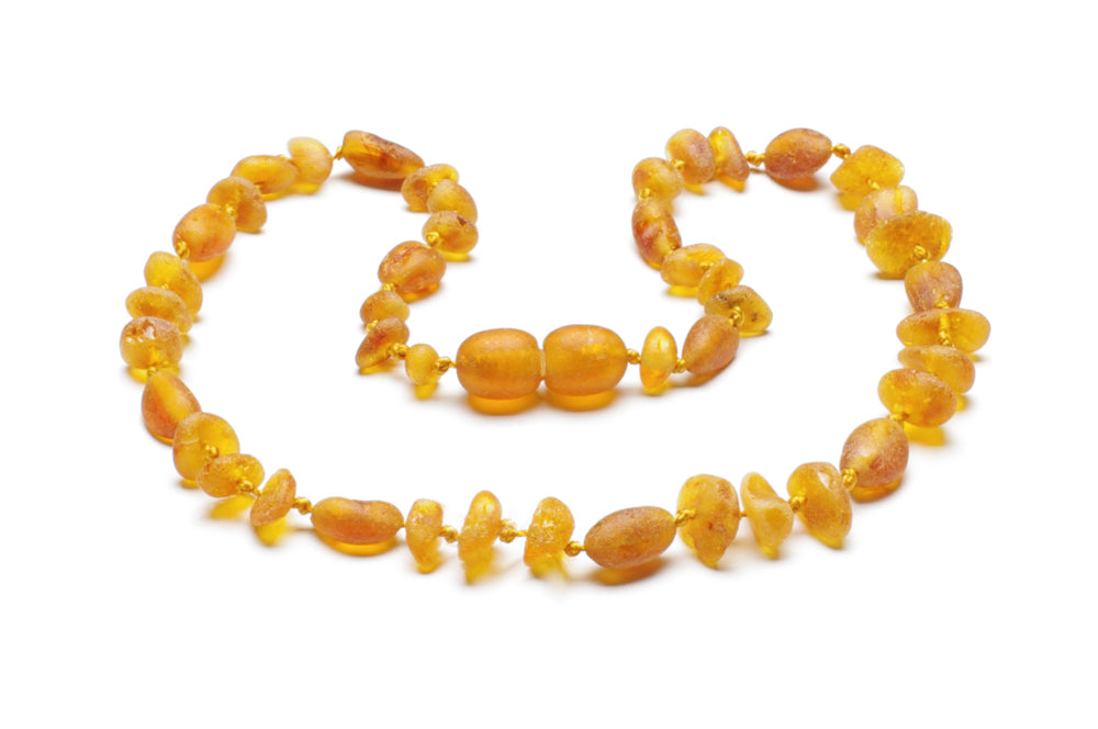 Premium Raw Baltic Amber Necklace & Bracelet For Children / Extra Safe