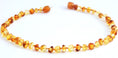 Load image into Gallery viewer, Amber Teething Necklace & Bracelet For Children / Extra Safe & Authentic
