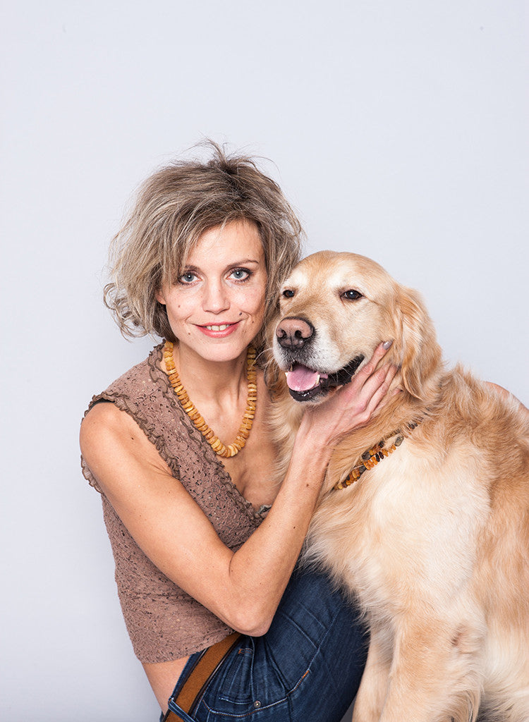 Amber Collar for Dogs & Cats with Safety Screw Clasp / Natural Flea & Tick Prevention and Control - Baltic Secret