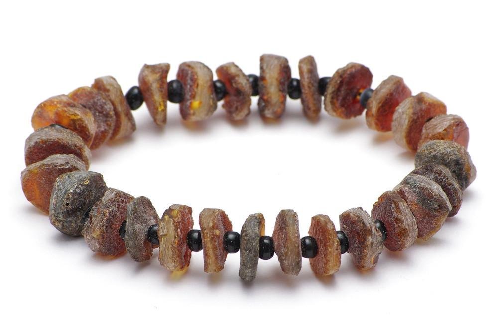 BALTIC AMBER BRACELET FOR HIM - A TOUCH OF A HARMONY - Baltic Secret