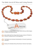 Bild in Galerie-Betrachter laden, Premium Baltic Amber Necklace and/or Bracelet For Children / Polished / Cognac Colour / Extra Safe & Effective / CGN.P-BNSH - Baltic Secret
