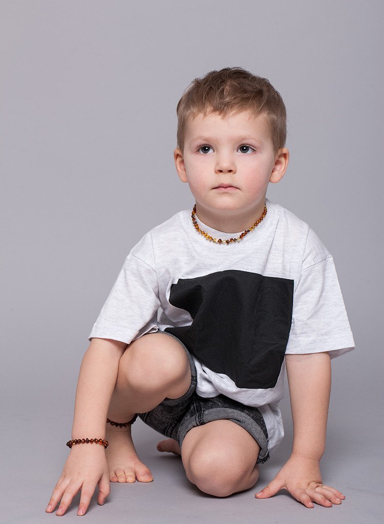 Premium Baltic Amber Necklace & Bracelet For Children / Extra Safe - Baltic Secret
