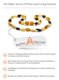 Bild in Galerie-Betrachter laden, Premium Baltic Amber Necklace & Bracelet For Children / Extra Safe / MLT.P.BN - Baltic Secret
