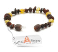 Load image into Gallery viewer, Premium Raw Baltic Amber Necklace and/or Bracelet For Children / Extra Safe
